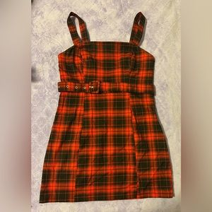 Checked dress